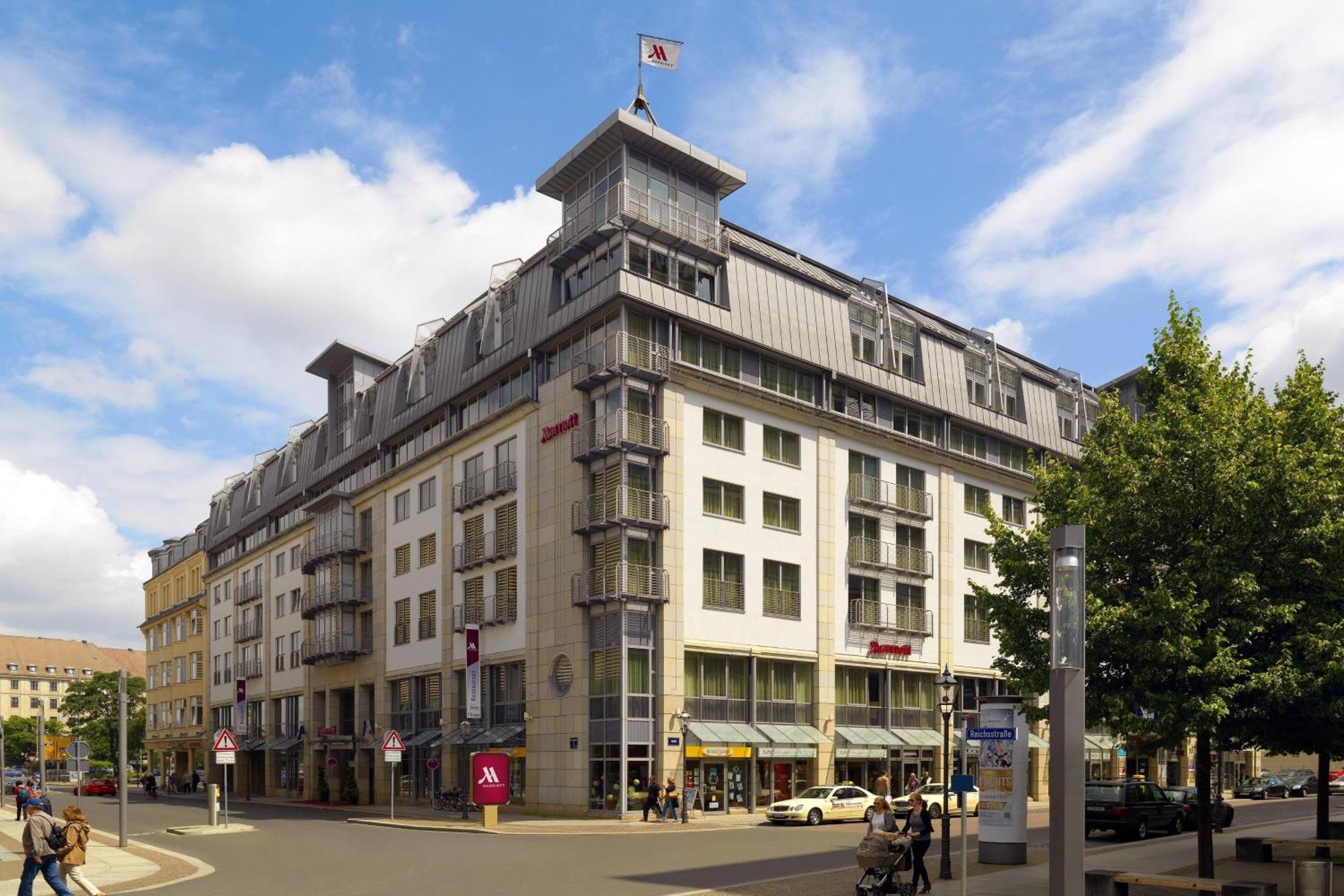 Leipzig Marriott Hotel Exterior foto